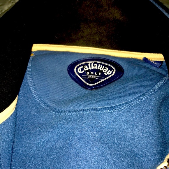 NWOT. Callaway Golf Long Sleeve Jacket. Half Zip. Size XL. Fleece type lining - Picture 2 of 6